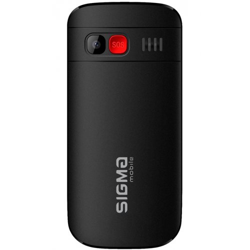 Кнопковий телефон Sigma mobile Comfort 50 Easy Type-C (4827798585214) Black купити в Україні | Telemart фото