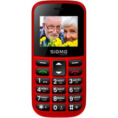 Кнопочный телефон Sigma mobile Comfort 50 Easy Type-C (4827798585221) Red
