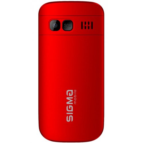 Кнопочный телефон Sigma mobile Comfort 50 Easy Type-C (4827798585221) Red купить в Украине | Telemart фото