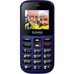 Кнопочный телефон Sigma mobile Comfort 50 Easy Type-C (4827798585238) Blue