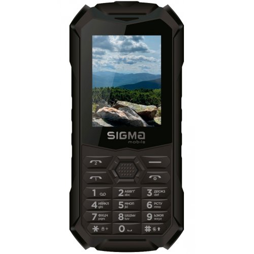 Кнопковий телефон Sigma mobile X-treme PV68 (4827798738214) Black купити в Україні | Telemart фото