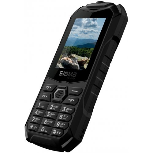 Кнопковий телефон Sigma mobile X-treme PV68 (4827798738214) Black купити в Україні | Telemart фото