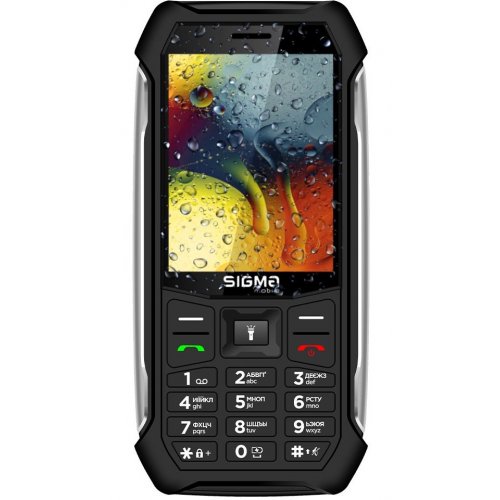 Кнопковий телефон Sigma mobile X-style 323 Rain (4827798885710) Black купити в Україні | Telemart фото