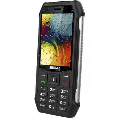Кнопковий телефон Sigma mobile X-style 323 Rain (4827798885710) Black купити в Україні | Telemart фото