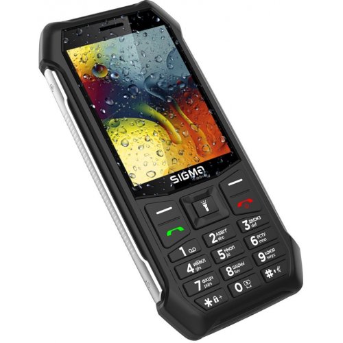 Кнопковий телефон Sigma mobile X-style 323 Rain (4827798885710) Black купити в Україні | Telemart фото