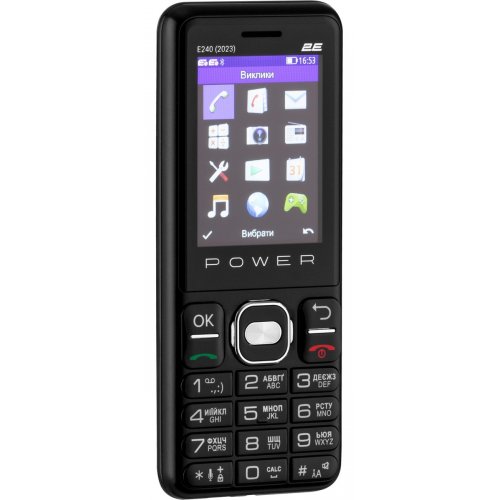 Кнопочный телефон 2E E240 2023 (688130251068) Black купить в Украине | Telemart фото