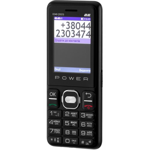 Кнопочный телефон 2E E240 2023 (688130251068) Black купить в Украине | Telemart фото