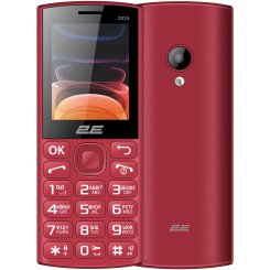 Кнопочный телефон 2E E240 2025 (794300867219) Red
