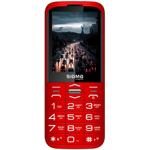 Кнопочный телефон Sigma mobile Comfort 50 Grace Type-C (4827798121825) Red купить в Украине | Telemart фото
