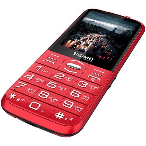 Кнопочный телефон Sigma mobile Comfort 50 Grace Type-C (4827798121825) Red купить в Украине | Telemart фото