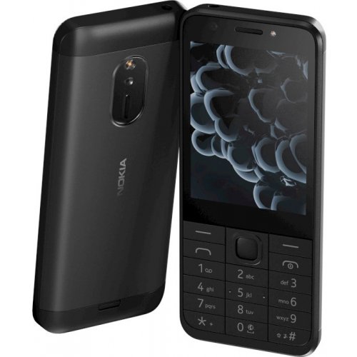 Кнопковий телефон Nokia 230 DS 2024 Black купити в Україні | Telemart фото