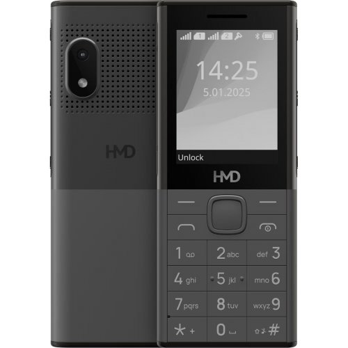 Кнопковий телефон HMD 150 Music DS Dark Grey купити в Україні | Telemart фото
