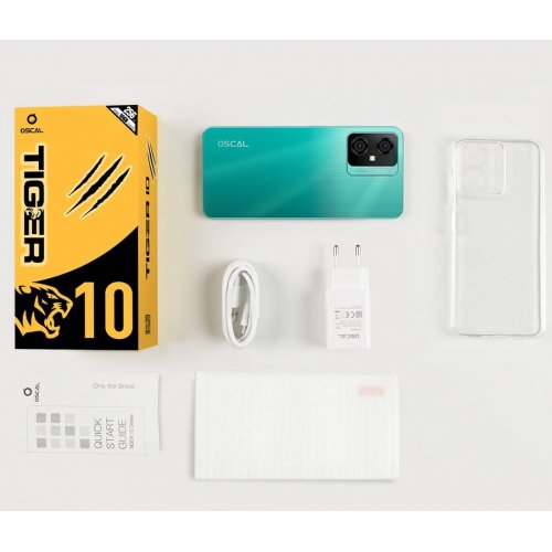 Смартфон Oscal Tiger 10 8/256GB Dim Forrest Green купить в Украине | Telemart фото