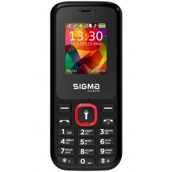 Кнопочный телефон Sigma mobile X-style 171 Mini (4827798813744) Black/Red