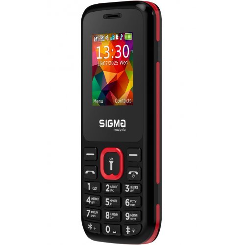Кнопочный телефон Sigma mobile X-style 171 Mini (4827798813744) Black/Red купить в Украине | Telemart фото