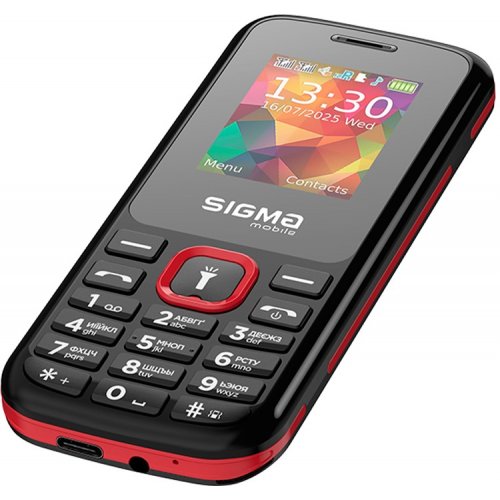 Кнопочный телефон Sigma mobile X-style 171 Mini (4827798813744) Black/Red купить в Украине | Telemart фото