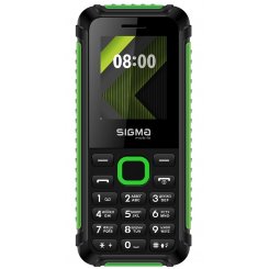 Кнопочный телефон Sigma mobile X-style 18 Track (4827798854433) Black/Green