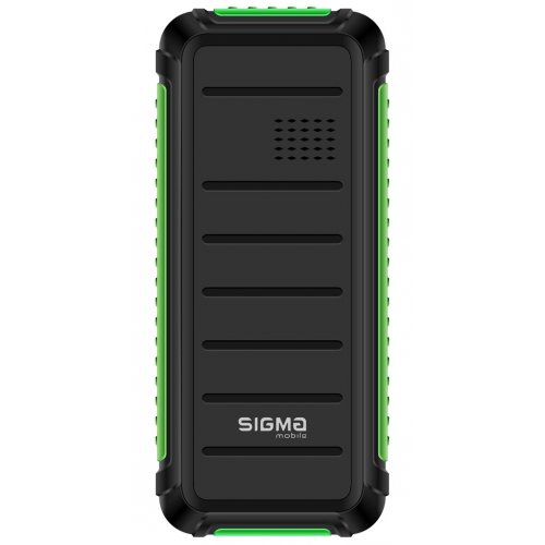 Кнопковий телефон Sigma mobile X-style 18 Track (4827798854433) Black/Green купити в Україні | Telemart фото