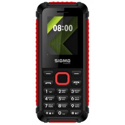 Кнопочный телефон Sigma mobile X-style 18 Track (4827798854426) Black/Red
