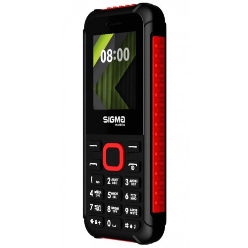 Кнопковий телефон Sigma mobile X-style 18 Track (4827798854426) Black/Red купити в Україні | Telemart фото