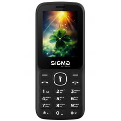 Кнопочный телефон Sigma mobile X-style 242 Lucky (4827798792919) Black
