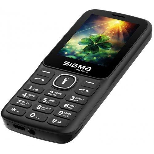 Кнопочный телефон Sigma mobile X-style 242 Lucky (4827798792919) Black купить в Украине | Telemart фото