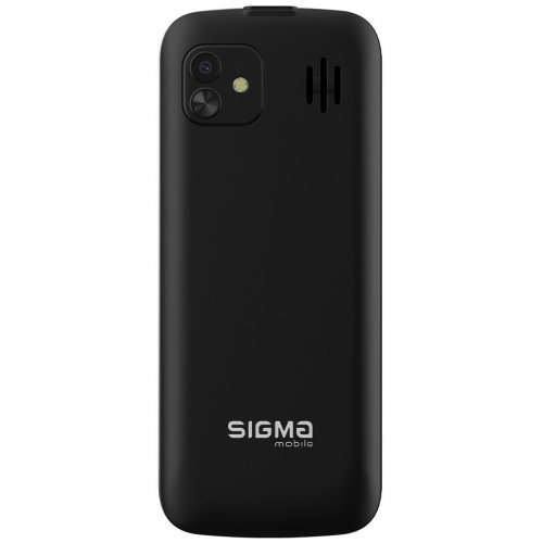Кнопочный телефон Sigma mobile X-style 242 Lucky (4827798792919) Black купить в Украине | Telemart фото
