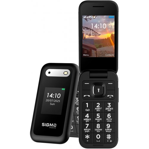 Кнопковий телефон Sigma mobile X-style 281 Clik (4827798151419) Black купити в Україні | Telemart фото