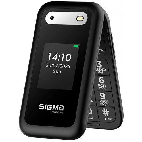 Кнопковий телефон Sigma mobile X-style 281 Clik (4827798151419) Black купити в Україні | Telemart фото