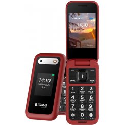Кнопочный телефон Sigma mobile X-style 281 Clik (4827798151426) Red