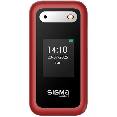 Кнопочный телефон Sigma mobile X-style 281 Clik (4827798151426) Red купить в Украине | Telemart фото