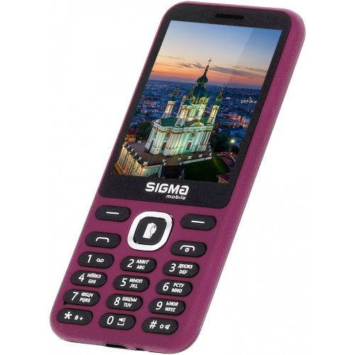 Кнопковий телефон Sigma mobile X-style 31 Power Type-C (4827798855041) Purple купити в Україні | Telemart фото