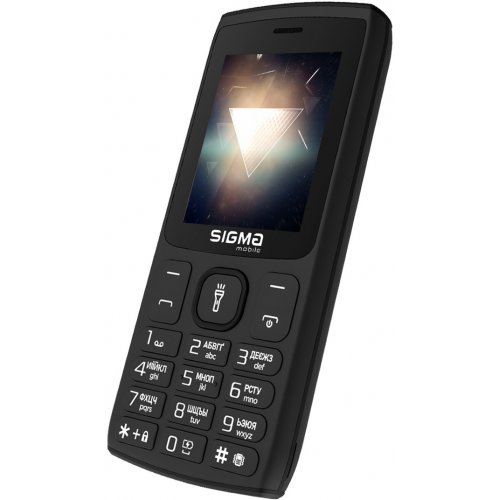 Кнопочный телефон Sigma mobile X-style 34 NRG Type-C (4827798120514) Black купить в Украине | Telemart фото