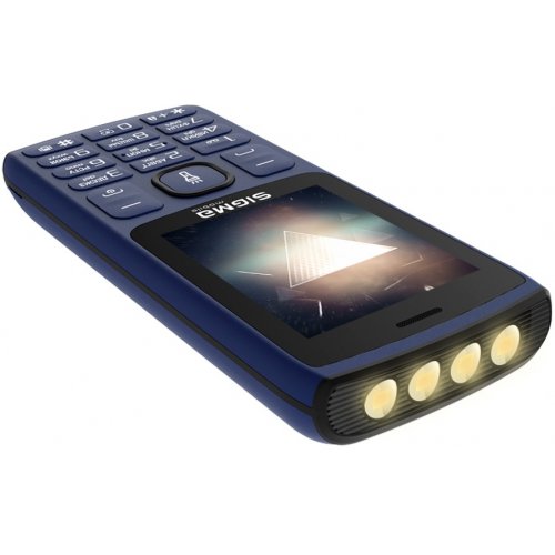 Кнопковий телефон Sigma mobile X-style 34 NRG Type-C (4827798120521) Blue купити в Україні | Telemart фото