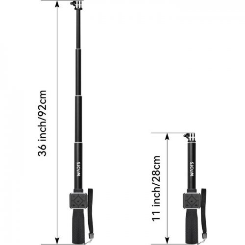 Монопод для экшн-камеры SJCAM Selfie Stick with Remote Control 92cm (6972476161681) Black купить в Украине | Telemart фото