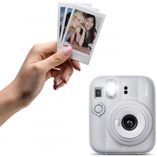 Фотокамера миттєвого друку Fujifilm Instax Mini 13 (16963230) Clay White купити в Україні | Telemart фото