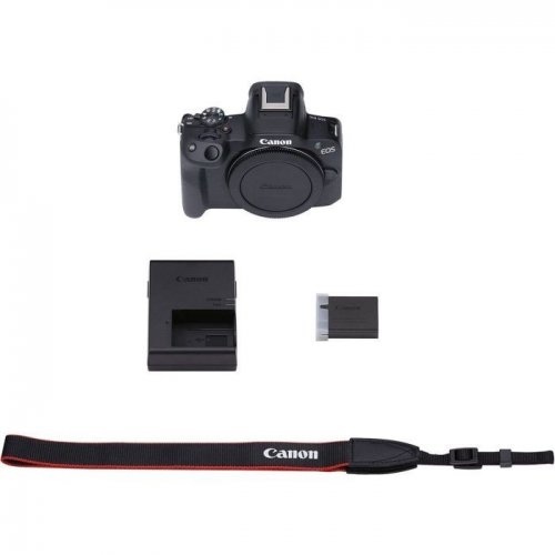 Бездзеркальний фотоапарат Canon EOS R50 Body (5811C029) Black купити в Україні | Telemart фото