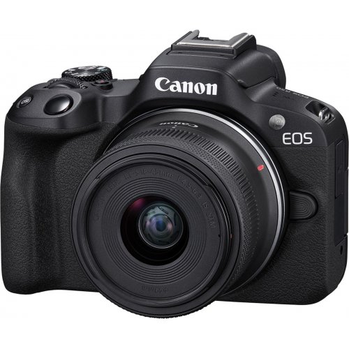 Бездзеркальний фотоапарат Canon EOS R50 Kit (RF-S 18-45mm) IS STM Travel Kit (5811C099) Black купити в Україні | Telemart фото