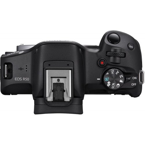 Бездзеркальний фотоапарат Canon EOS R50 Kit (RF-S 18-45mm) IS STM Travel Kit (5811C099) Black купити в Україні | Telemart фото