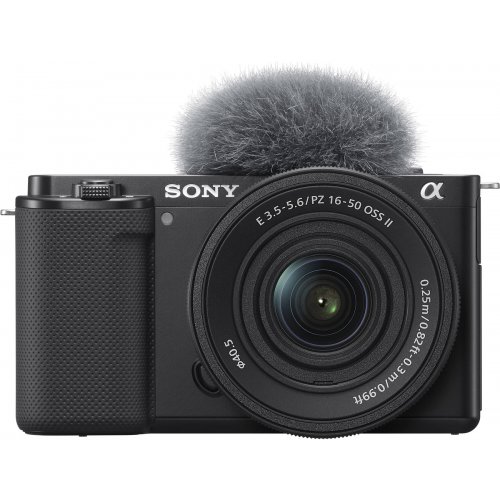 Бездзеркальний фотоапарат Sony ZV-E10 Kit (16-50mm) OSS II (ZVE10KB.CEC) Black купити в Україні | Telemart фото