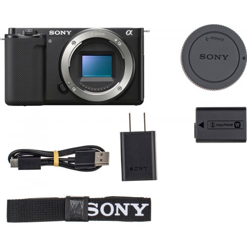 Бездзеркальний фотоапарат Sony ZV-E10 Kit (16-50mm) OSS II (ZVE10KB.CEC) Black купити в Україні | Telemart фото