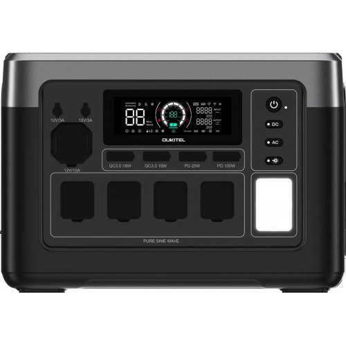 Уценка зарядная станция OUKITEL P1500E Plus 1800W 1536Wh (Повреждена упаковка, 907786) купить в Украине | Telemart фото