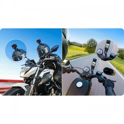 Крепление экшн-камеры для мотоцикла Insta360 Motorcycle Bundle (CINSAAVY) купить в Украине | Telemart фото