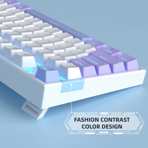 Уценка клавиатура MageGee MK-STAR Red Switch (6971969728752-UA) Lilac (Вскрытая упаковка, 907833) купить в Украине | Telemart фото