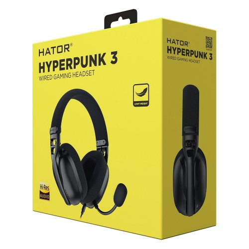 Уценка наушники HATOR Hyperpunk 3 (ESH01) Black (Вскрытая упаковка, 907837) купить в Украине | Telemart фото