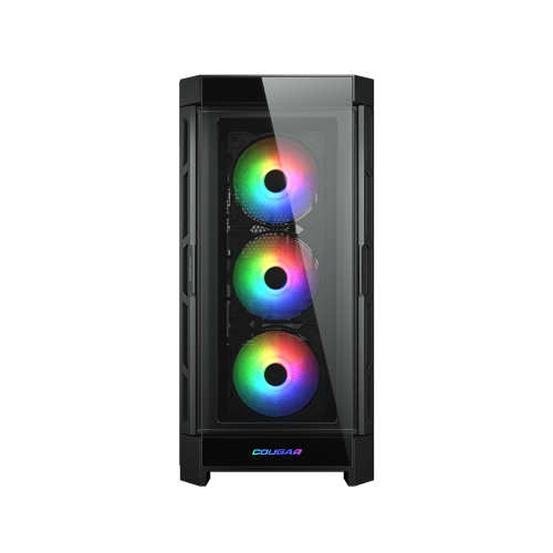 Уцінка корпус Cougar Duoface Pro RGB Tempered Glass без БЖ Black (Розкрита упаковка, 907855) купити в Україні | Telemart фото