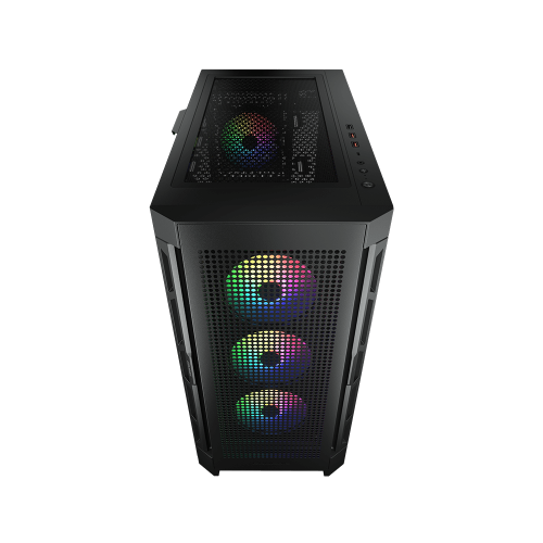 Уцінка корпус Cougar Duoface Pro RGB Tempered Glass без БЖ Black (Розкрита упаковка, 907855) купити в Україні | Telemart фото