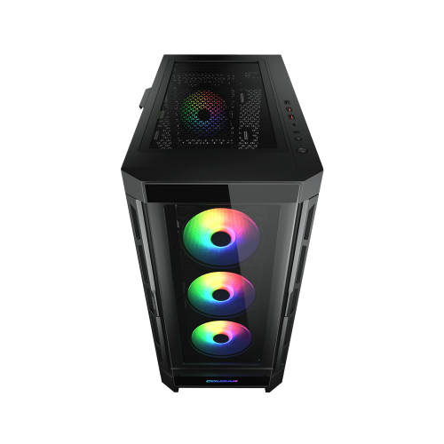 Уцінка корпус Cougar Duoface Pro RGB Tempered Glass без БЖ Black (Розкрита упаковка, 907855) купити в Україні | Telemart фото
