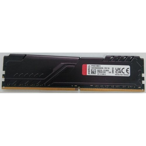 Озп Kingston DDR4 16GB 3200Mhz FURY Beast Black (KF432C16BB/16) (Відновлено продавцем, 907926) купити в Україні | Telemart фото