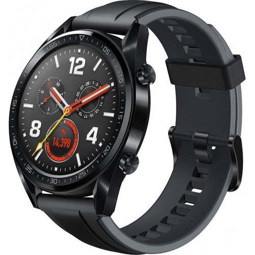 Купить Умные часы Huawei Watch GT (FTN-B19) Black - цена в Харькове, Киеве, Днепре, Одессе
в интернет-магазине Telemart фото